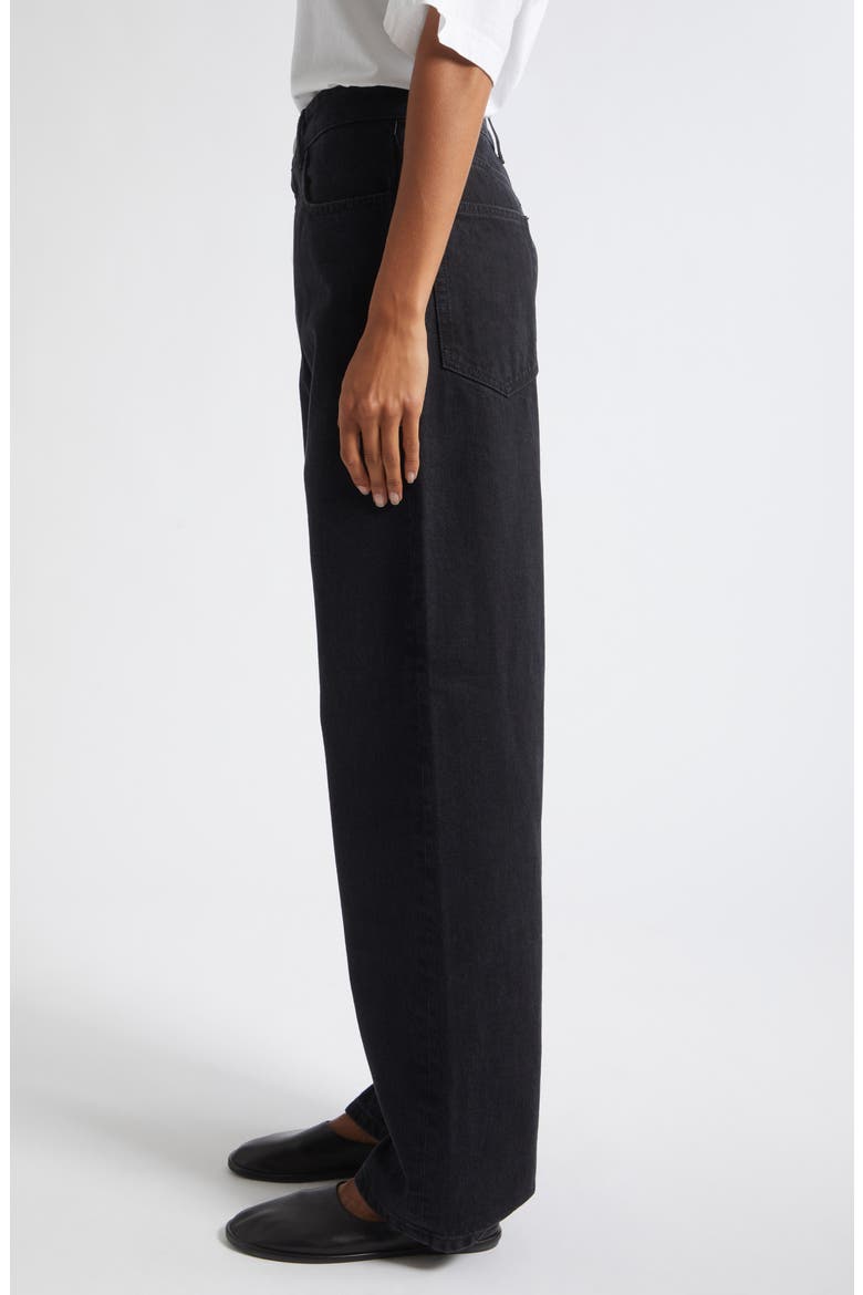 Bruun Baggy Wide Leg Jeans, Alternate, color, BLACK