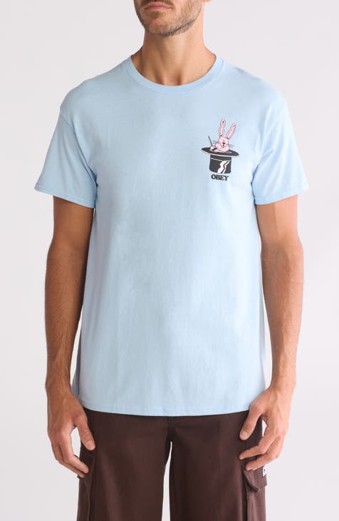 Rabbit Graphic Print T-Shirt