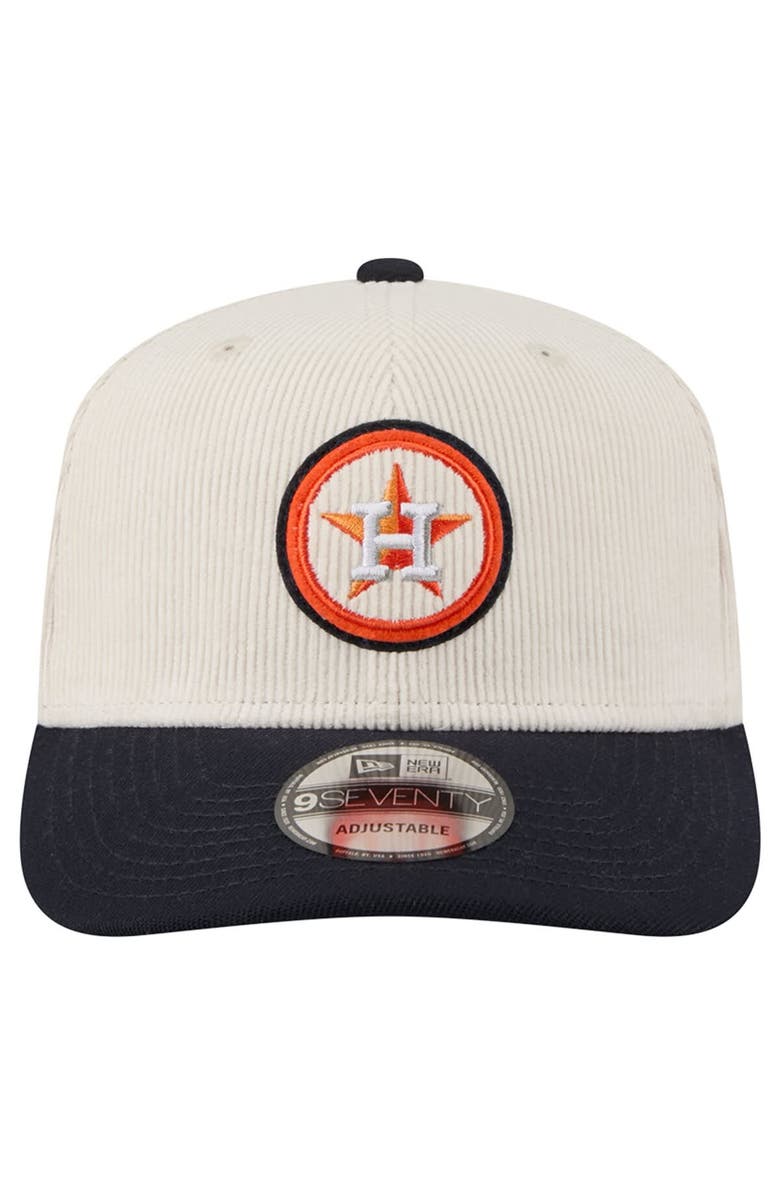 New Era Men's New Era  Cream Houston Astros Loyal 9SEVENTY Adjustable Hat, Alternate, color, Cream