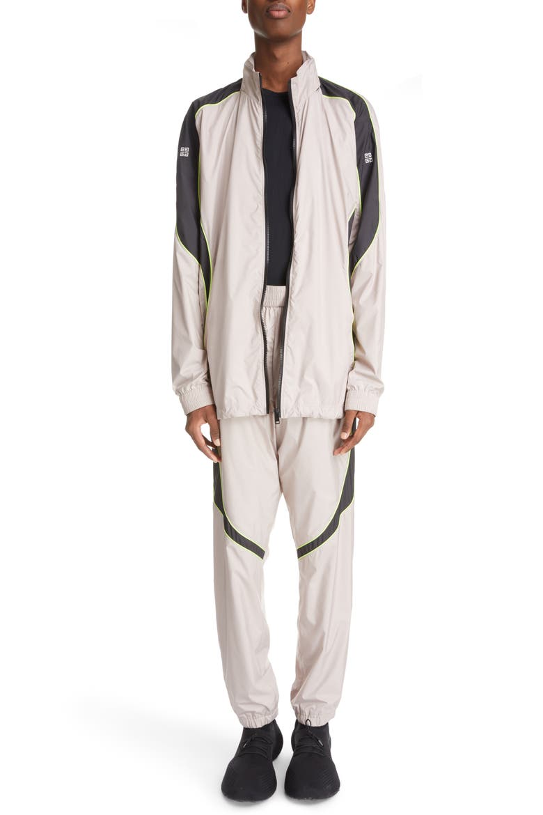 Relaxed Fit Track Pants, Alternate, color, PEARL GREY 2
