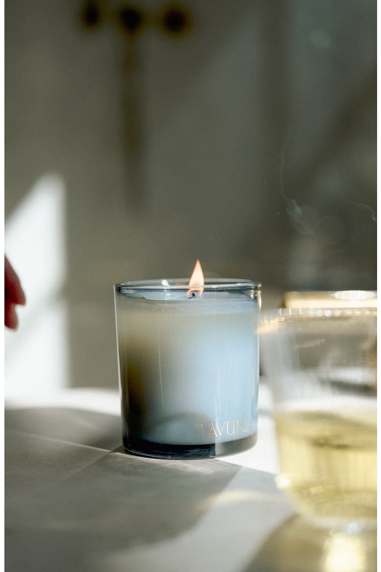No. 2 Dusk Candle, Alternate, color, DARK BLUE