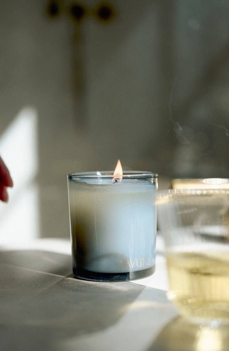 LAVUNE No. 2 Dusk Candle, Alternate, color, Dark Blue