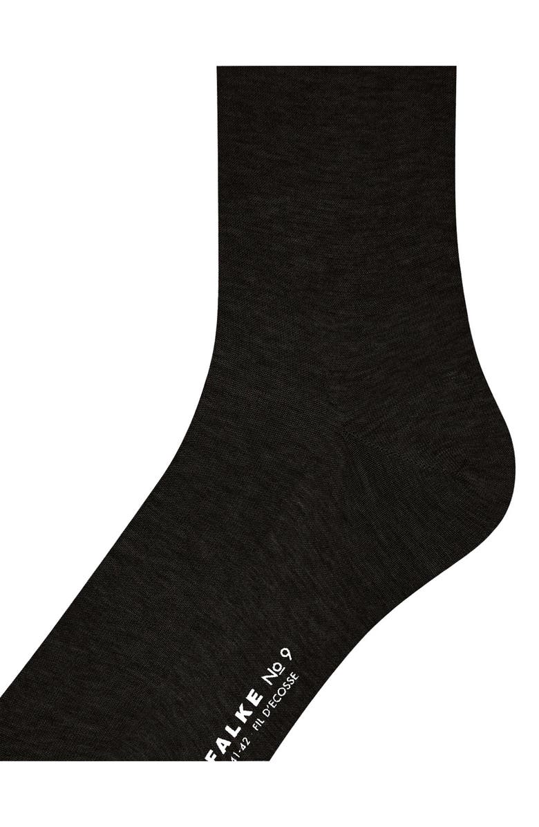 Falke No. 9 Cotton Blend Socks, Alternate, color, Black