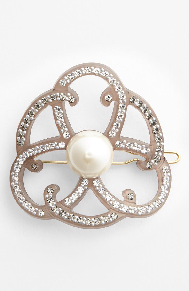 France Luxe 'Elegant Swirls' Hair Clip, Main, color,