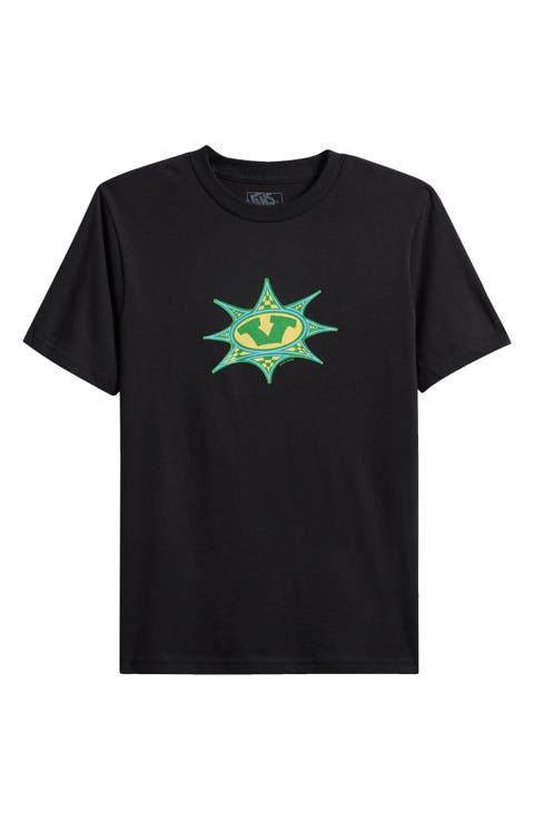 Kids
 Star Checker Cotton Graphic T-Shirt (Big Kid)