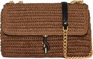 Rebecca Minkoff Medium Edie Crocheted Straw Crossbody Bag