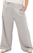 City Chic Jordan Wide Leg Pleated Pants