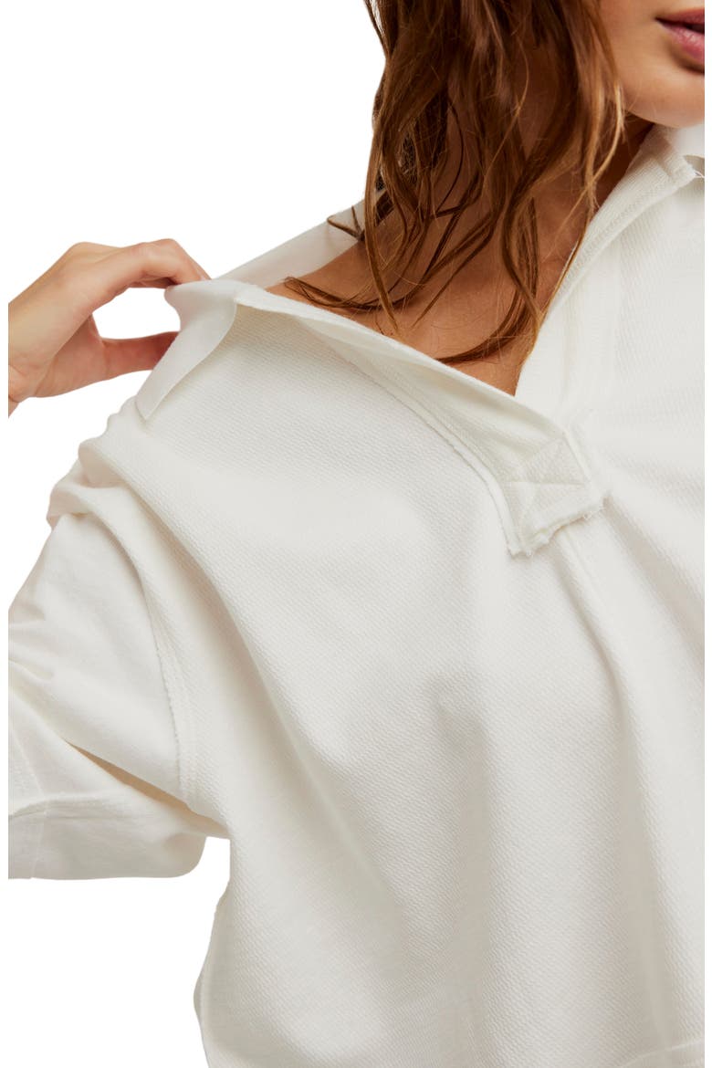 Denmark Polo Top, Alternate, color, CLEAN IVORY