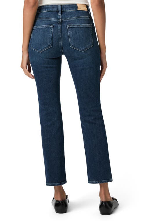 Paige Cindy High Waist Ankle Straight Leg Jeans In Blue