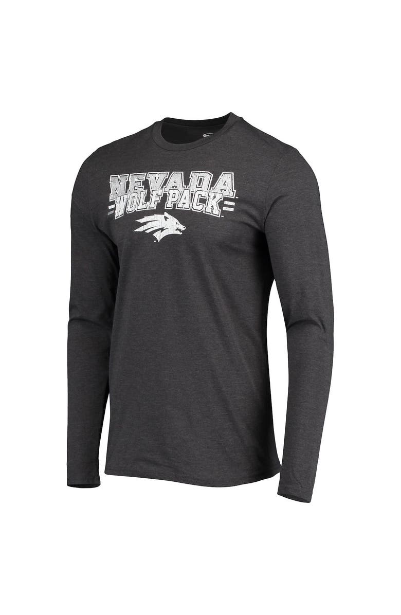 CONCEPTS SPORT Men's Concepts Sport Navy/Heathered Charcoal Nevada Wolf Pack Meter Long Sleeve T-Shirt & Pants Sleep Set, Alternate, color, Navy