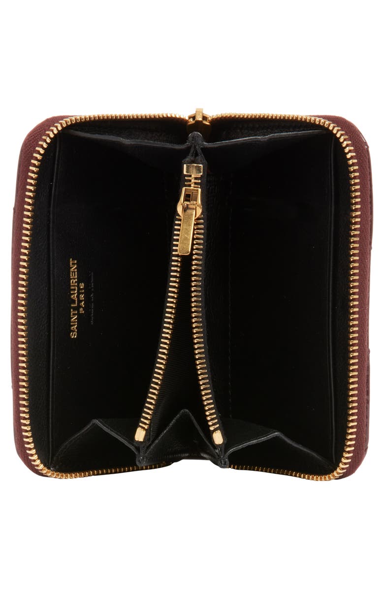 Saint Laurent Cassandre Coin & Card Wallet, Alternate, color, 