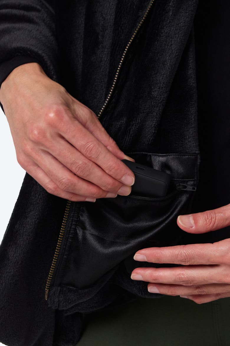 Haven Heated Cape, Alternate, color, Black