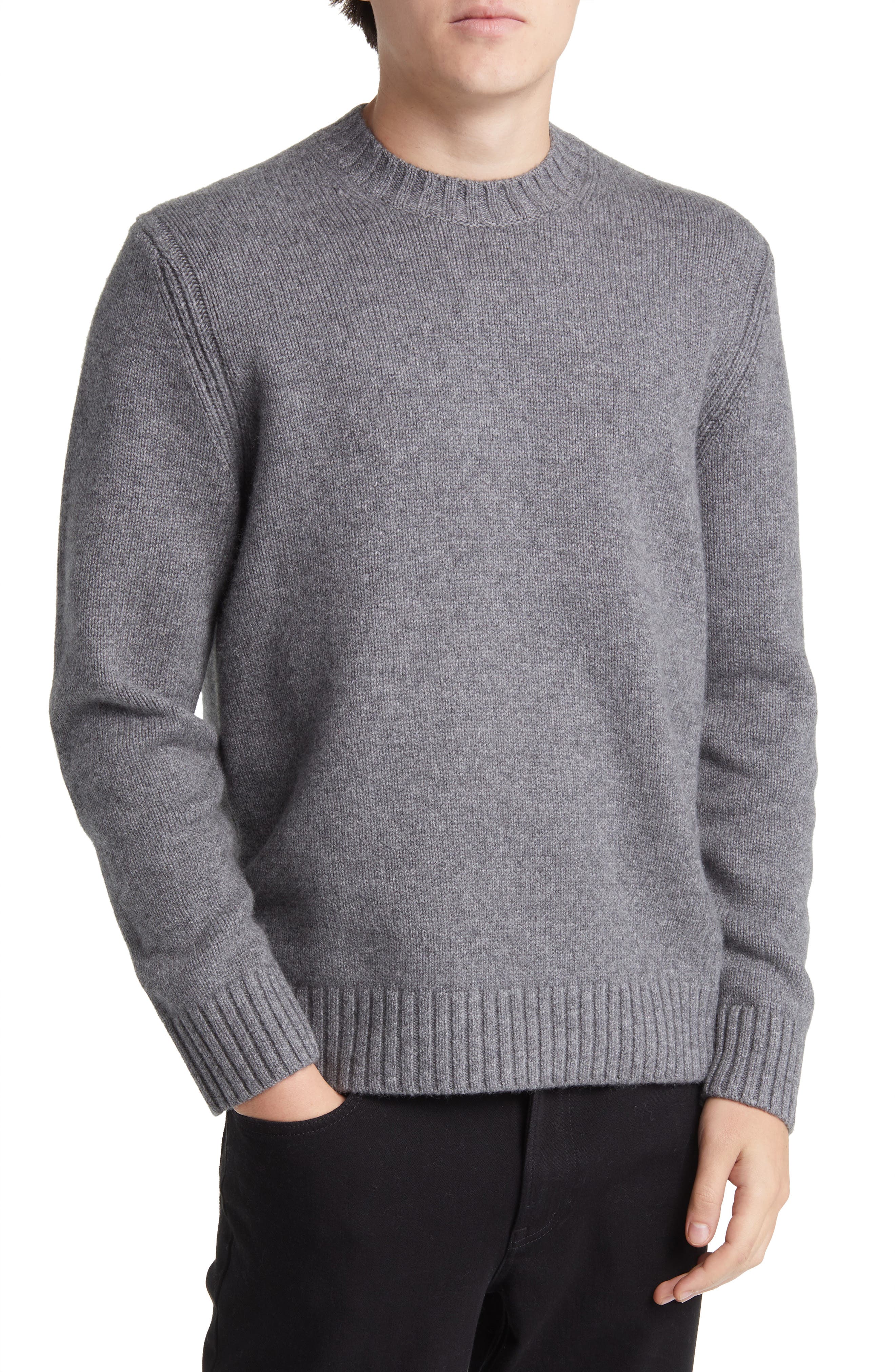Relaxed Fit Wool & Cashmere Sweater