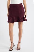 Friends Like These Bouclé Miniskirt