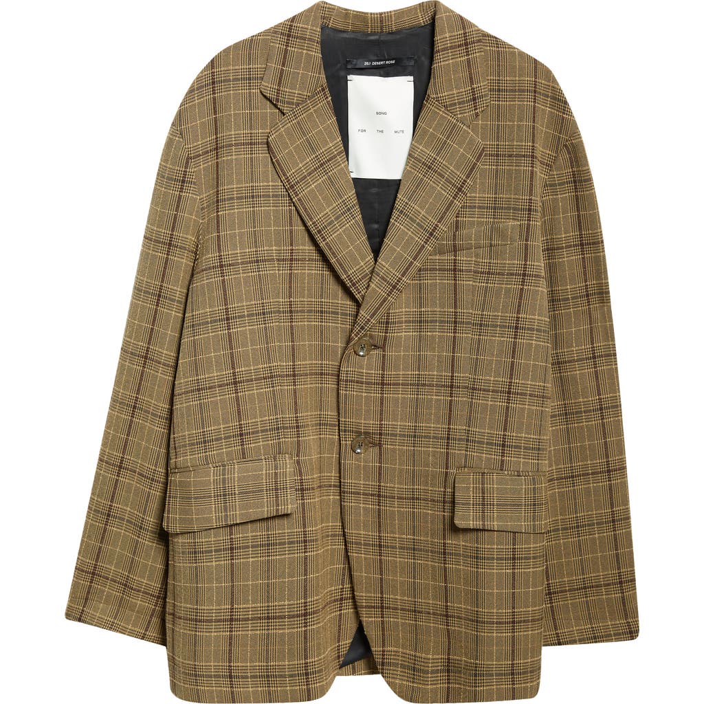 SONG FOR THE MUTE SONG FOR THE MUTE SQUARE PLAID SPORT COAT