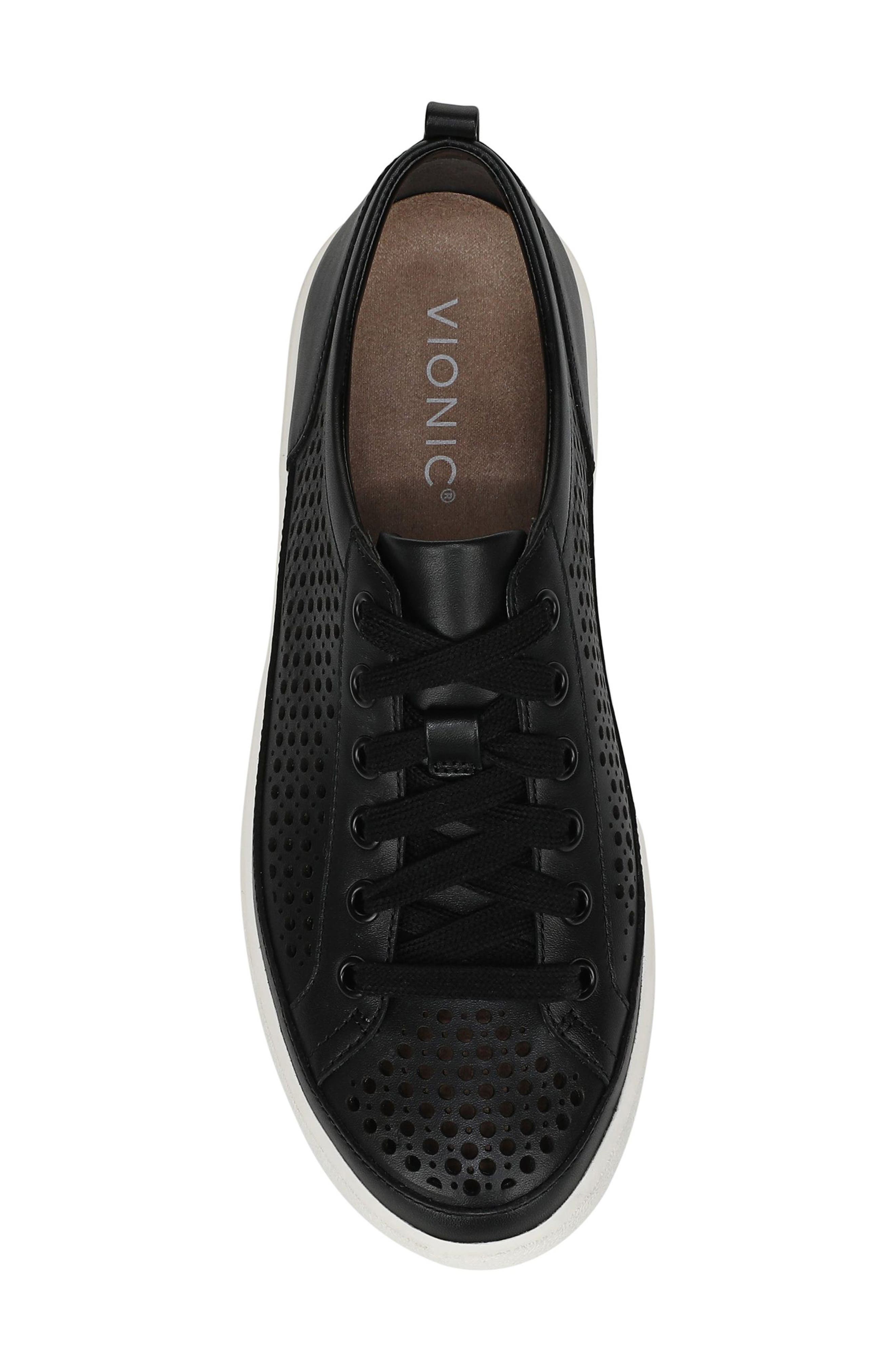 Vionic Winny Perf Sneaker, Alternate, color, Black