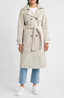 Sam Edelman Double Breasted Belted Trench Coat