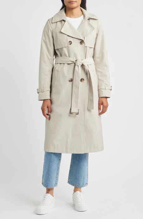 Sam Edelman Double Breasted Belted Trench Coat