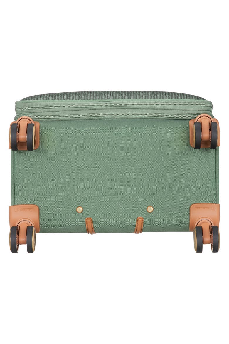 Odelia 28-Inch Soft Shell Spinner Suitcase, Alternate, color, GREEN TEA