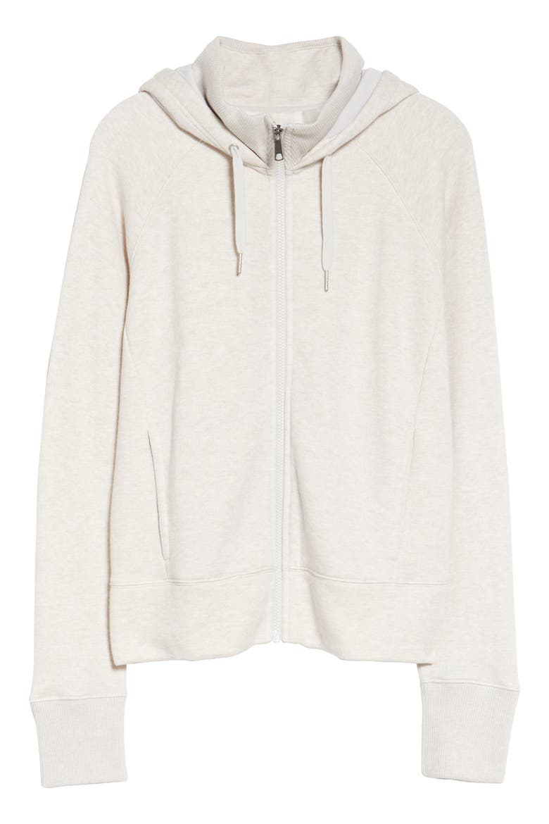 Nola Full Zip Hooded Sweatshirt, Alternate, color, OATMEAL SOFT HEATHER