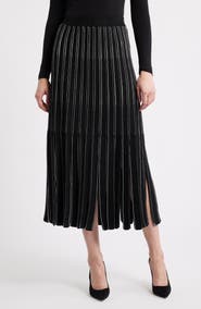 BOSS Fatrina Pleated Midi Skirt