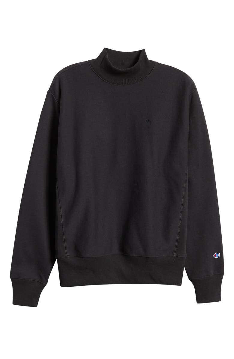 Champion Reverse Weave<sup>®</sup> Mock Neck Sweatshirt, Alternate, color, 