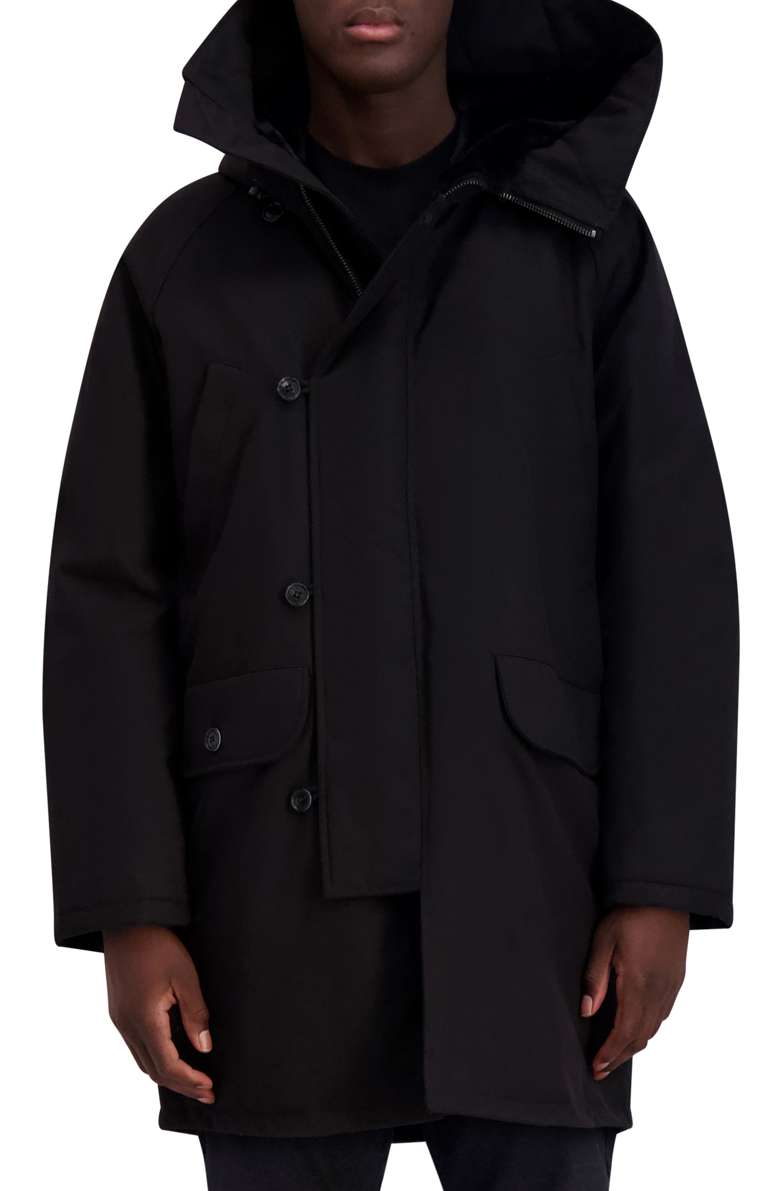 KARL LAGERFELD PARIS Hooded Parka