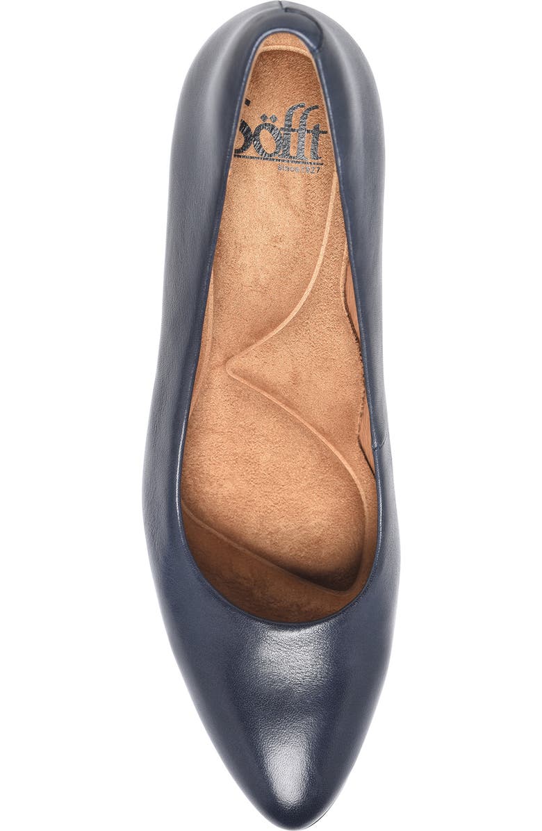 Söfft Samy Pointed Toe Pump, Alternate, color, Sky Navy