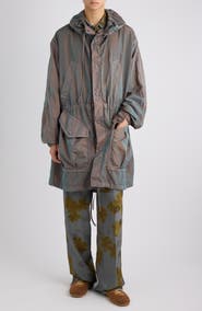 Dries Van Noten Voxer Hooded Nylon Blend Jacket