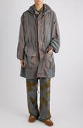Dries Van Noten Voxer Hooded Nylon Blend Jacket