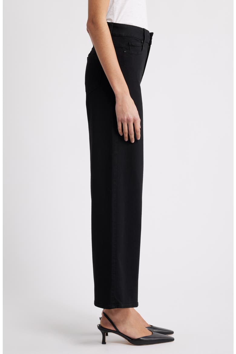 Anessa High Waist Wide Leg Jeans, Alternate, color, BLACK SHADOW