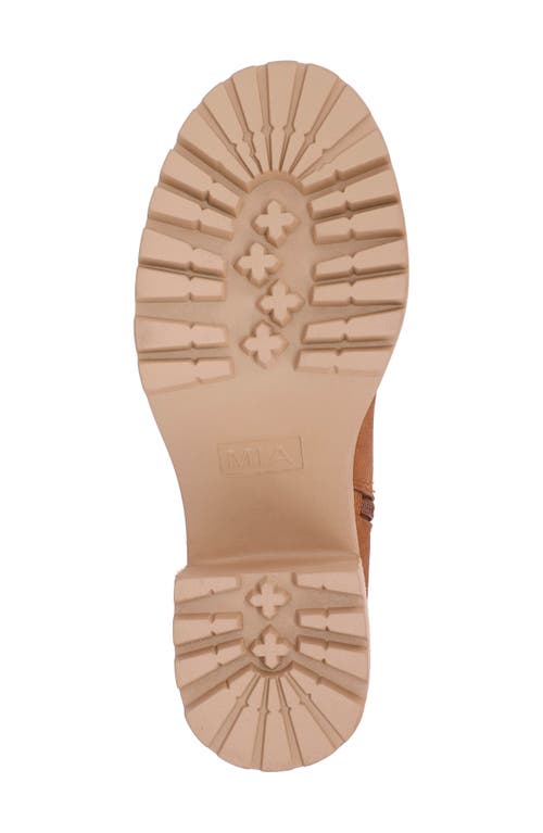 Mia Toula Platform Bootie In Brown