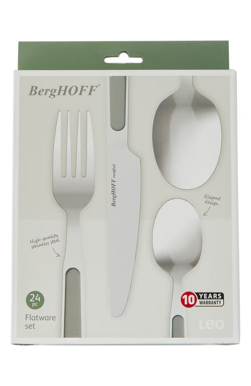 Berghoff Leo Balance 24-piece Flatware Set In Moonmist