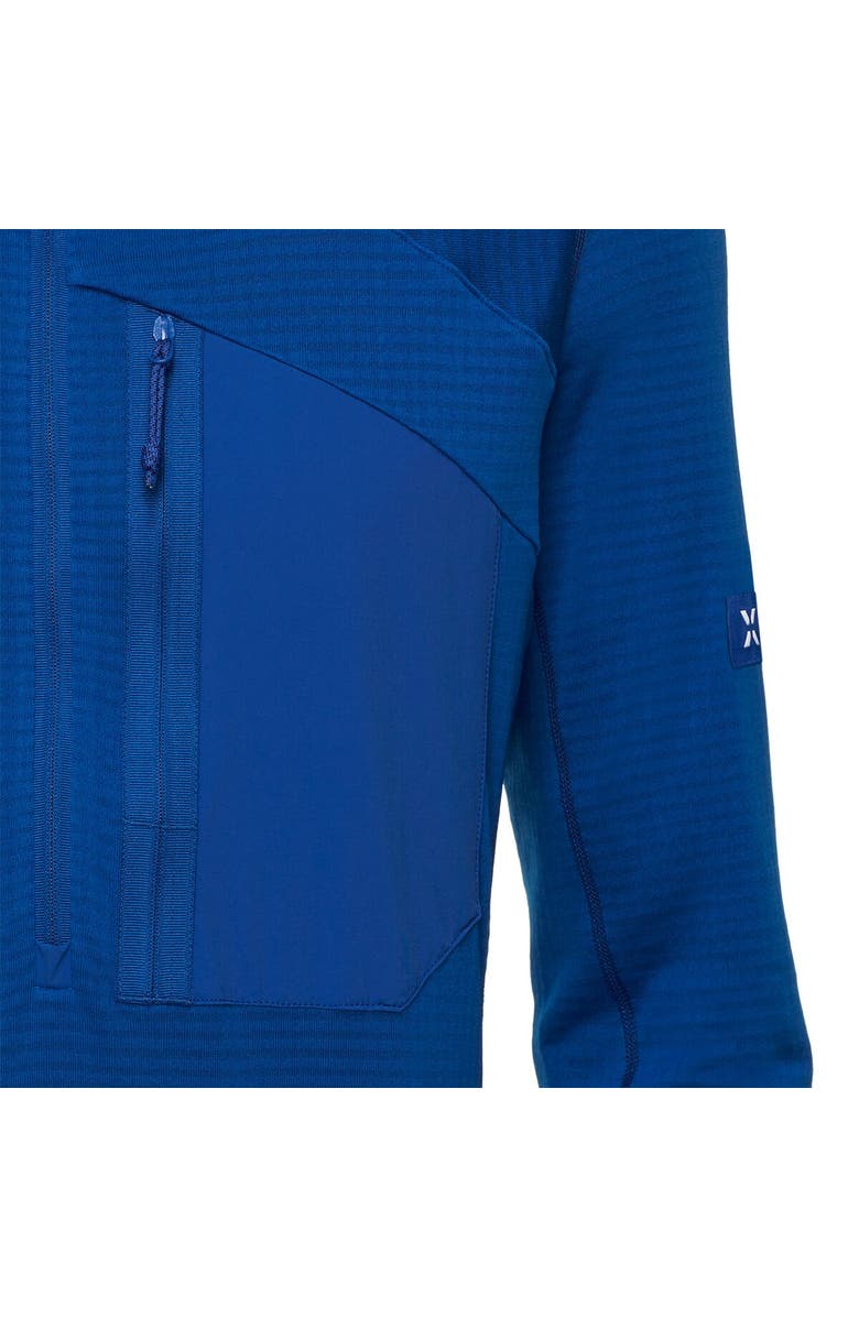 Mammut Eiger Nordwand Advanced Fl 1/2-Zip Hooded Jacket - Men's, Alternate, color, Eiger Blue