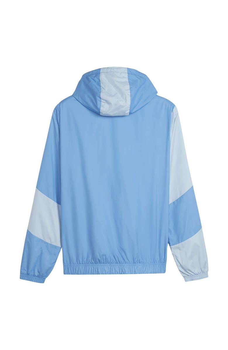 PUMA Men's Puma Blue Manchester City 2023/24 Pre-Match Full-Zip Hoodie Jacket, Alternate, color, Blue