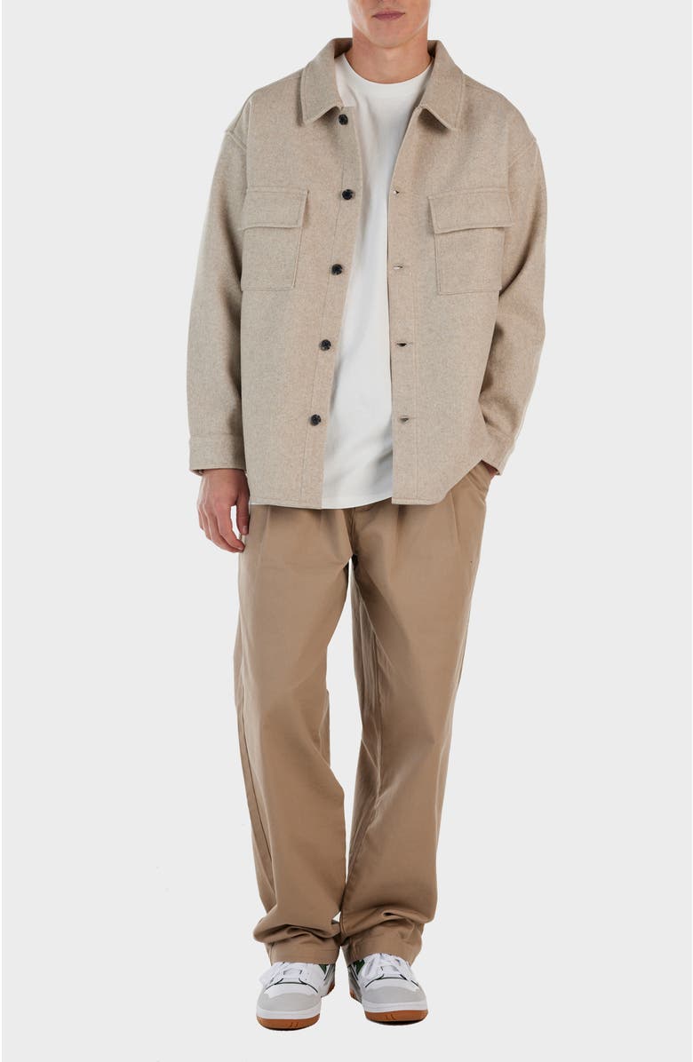 NANA JUDY Durant Shacket, Alternate, color, Beige