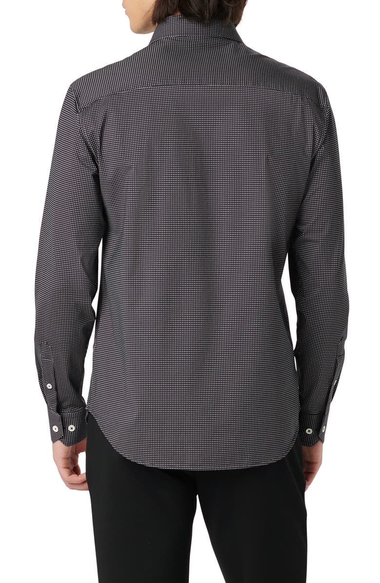 Bugatchi James OoohCotton<sup>®</sup> Pin Dot Print Button-Up Shirt, Alternate, color, 