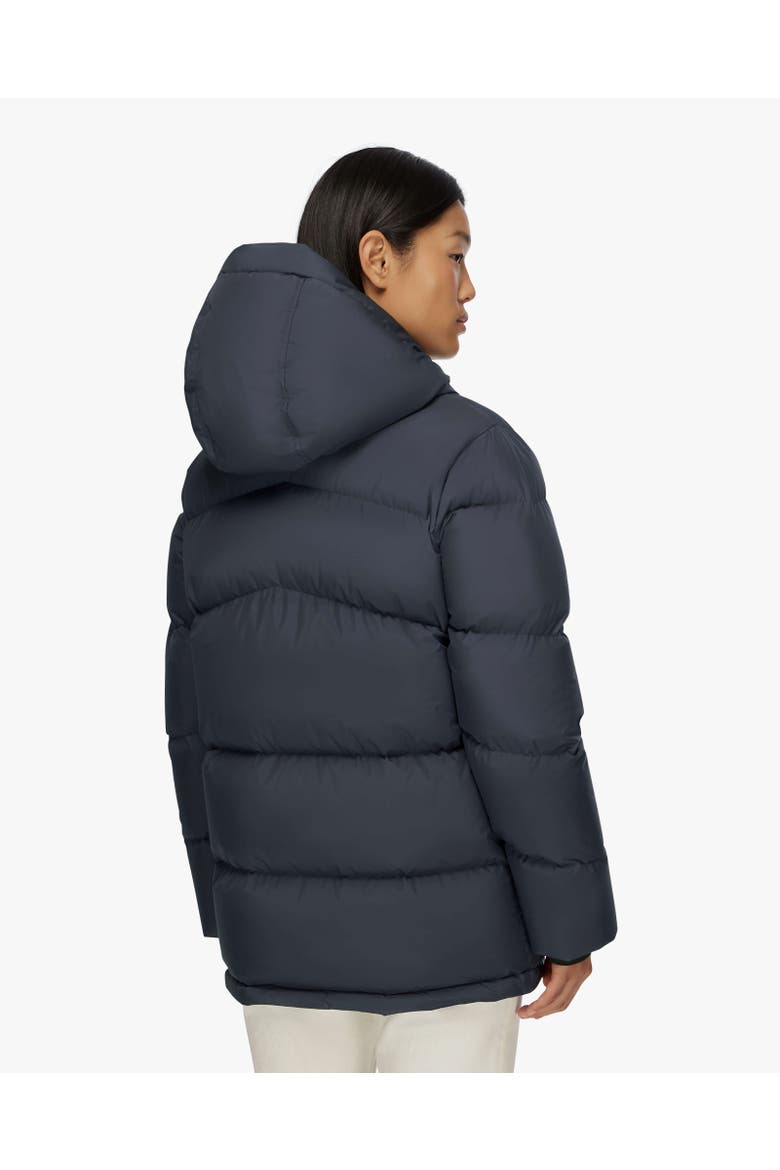 PAIGE | Hooded Down Winter Jacket, Alternate, color, True Navy