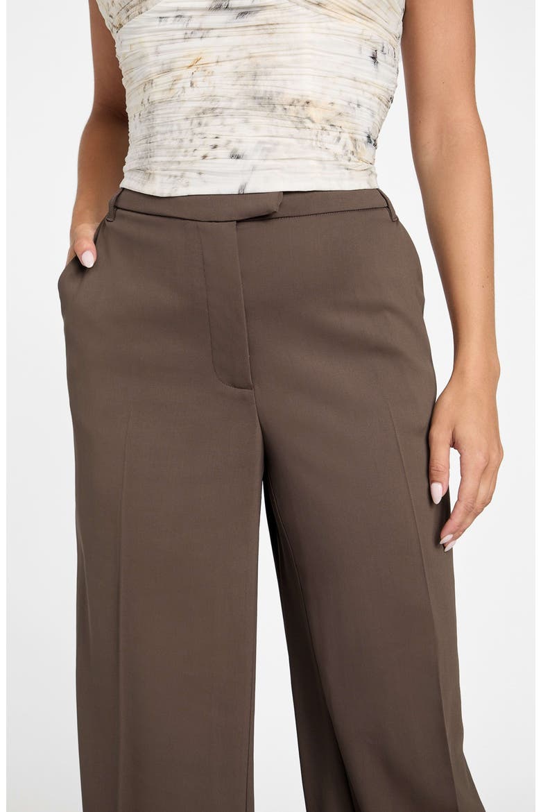 Giselle Straight Pants, Alternate, color, BROWN
