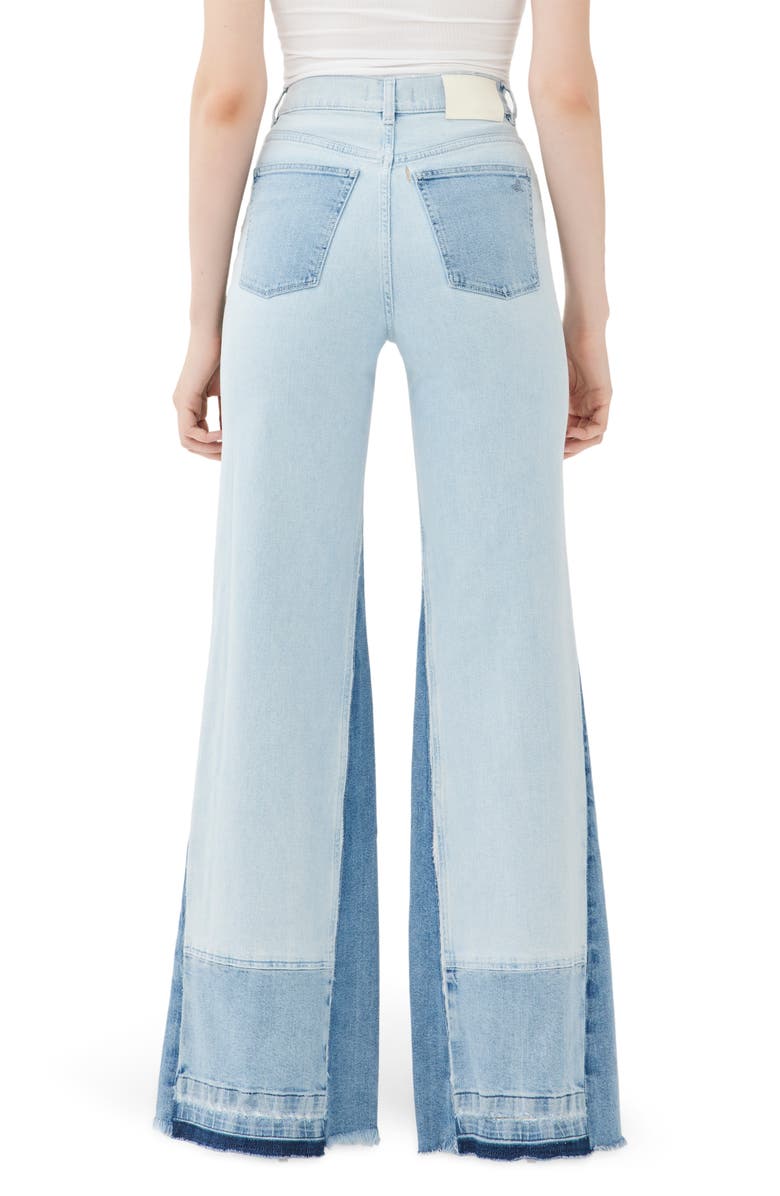 DL1961 x KSENIASCHNAIDER Hepburn Wide Leg Jeans, Alternate, color, 