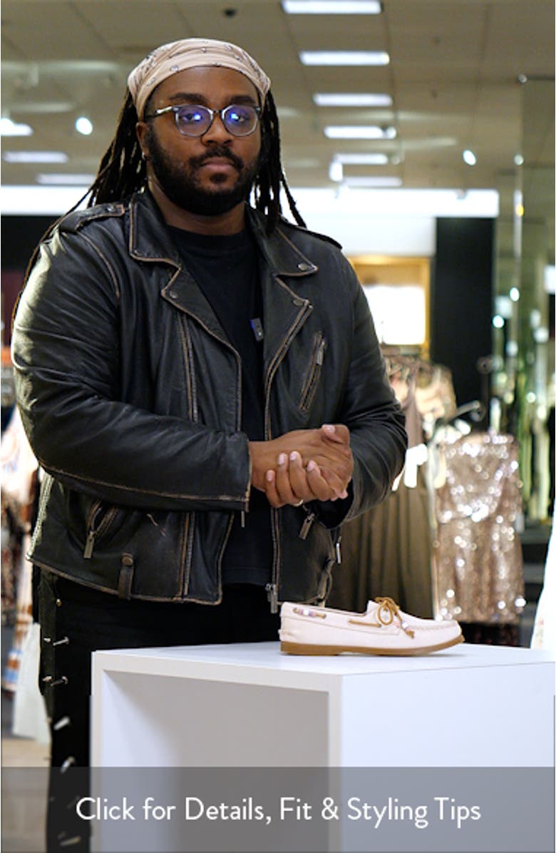 Authentic Original 2-Eye Beaded Boat Shoe, sales video thumbnail