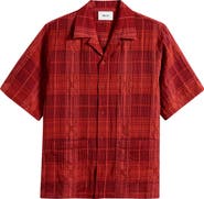 NN07 Ben 50066 Textured Short Sleeve Button-Up Shirt