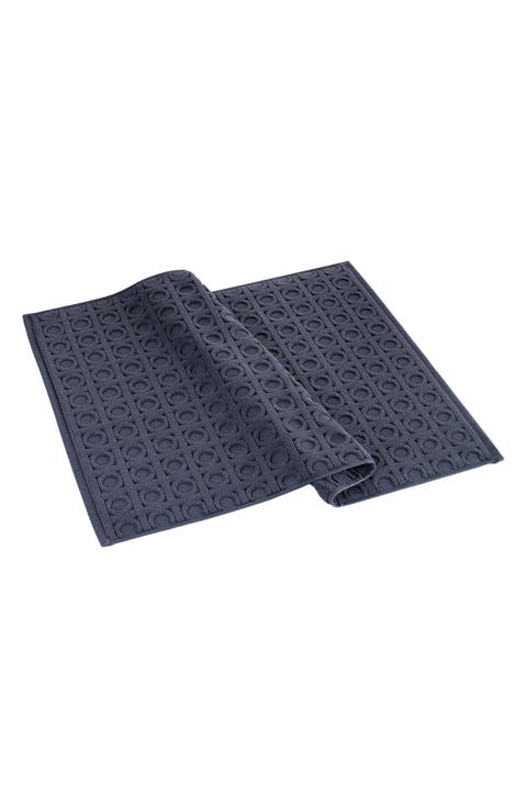 Circle in Square Bath Mat