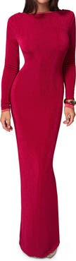 JLUXLABEL Ashton Reversible Long Sleeve Knit Gown
