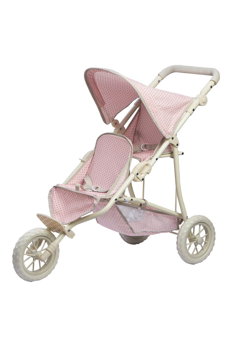 Olivia's Little World Baby Doll Deluxe Stroller, Main, color, PINK