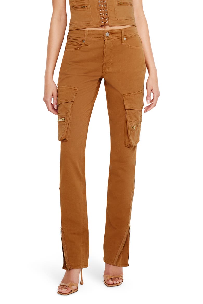 Skinny Twill Cargo Pants, Main, color, CANYON003