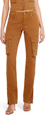 Good American Skinny Twill Cargo Pants