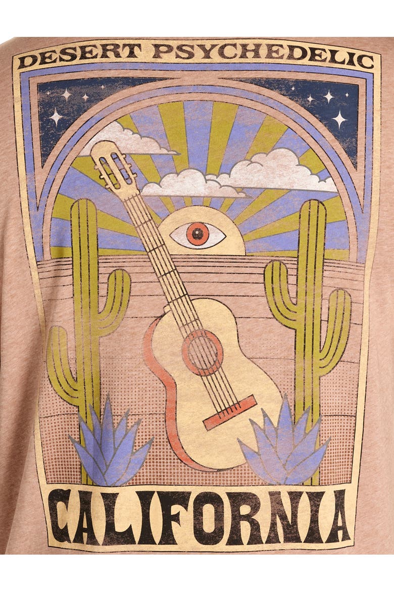 Big & Tall Cali Desert Music Graphic Tee, Alternate, color, SEIRRA