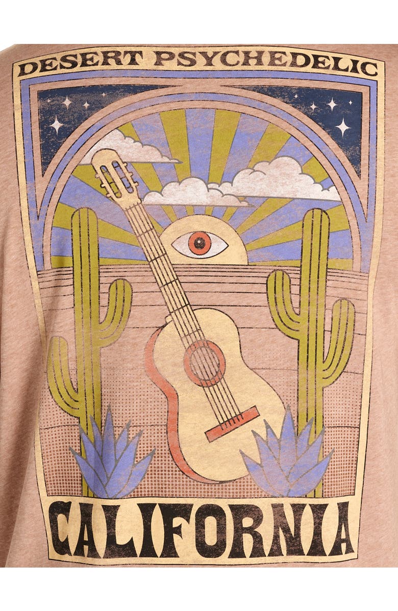Lucky Brand Big
Tall Cali Desert Music Graphic Tee, Alternate, color, Seirra