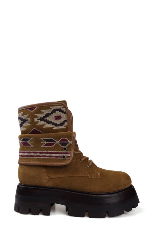 Zigi Tenisha Platform Bootie In Brown